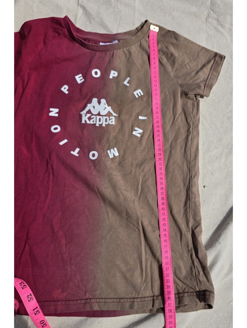 Kappa Women’s XS Burgundy/Brown Colorblock - Picture 7 of 9